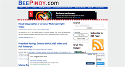 Desktop Screenshot of beepinoy.com